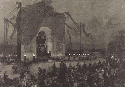 Funerales de Victor Hugo. La Velada de Auguste Lepere
