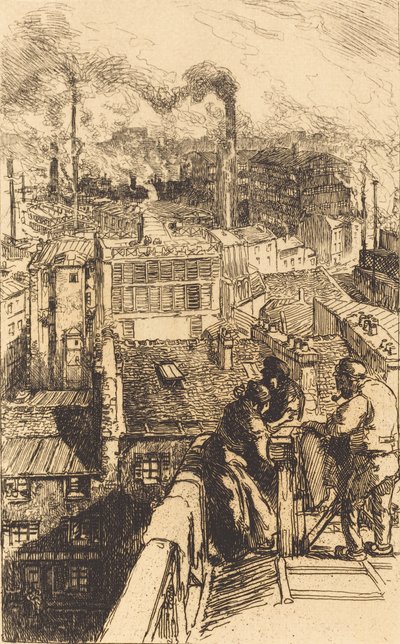 Barrio de los Gobelinos Le quartier des Gobelins de Auguste Lepere