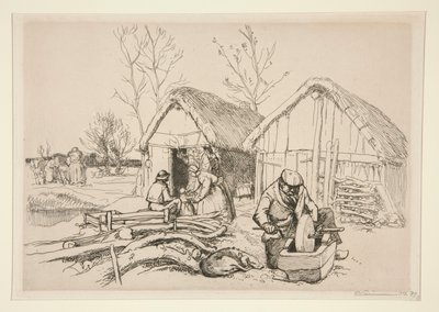 La casa del leñador (Vend?e) (El Leñador de Auguste Lepere