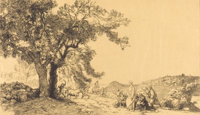 Le Christ au matin de rameaux, 1918 de Auguste Lepere