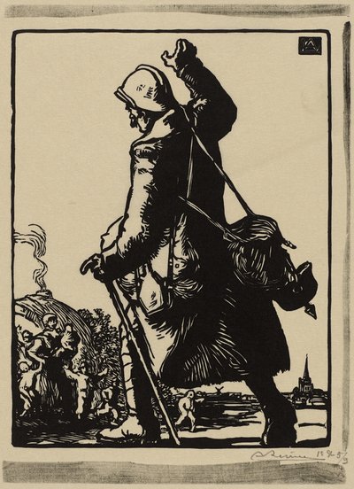 Le Permissionaire de Auguste Lepere