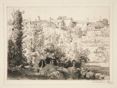 El pueblo de La Meule (Isla de de Auguste Lepere