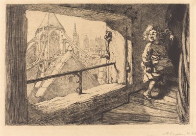 Los techos de Saint-Severin de Auguste Lepere
