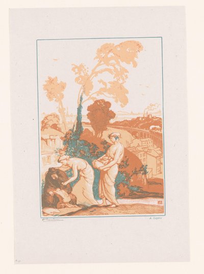 La música y la poesía ayudan al artista
La Música y la Poesía al servicio de los Artistas de Auguste Lepere