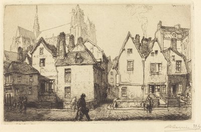 Casas Viejas en Amiens de Auguste Lepere