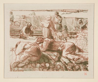 Ouvriers (trabajadoras) de Auguste Lepere