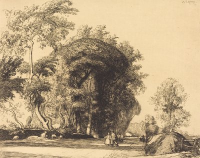 Camino de St.-Gilles, St.-Jean-de-Monts, 1911 de Auguste Lepere