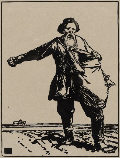 Campesino ruso de Auguste Lepere