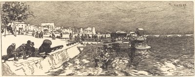 Muelle en Bercy de Auguste Lepere