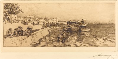 Muelle de Bercy (Embarcadero, quai de Bercy) de Auguste Lepere