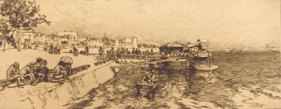 Muelle de Bercy Embarcadero, quai de Bercy, 1891 de Auguste Lepere