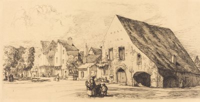 Provins Seine et Marne, 1910 de Auguste Lepere