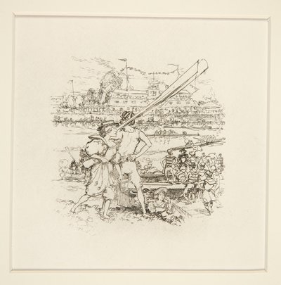 fiesta junto al río de Auguste Lepere