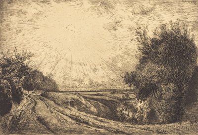 Ruta de La Houssoye, Crevecoeur-le-Grand de Auguste Lepere