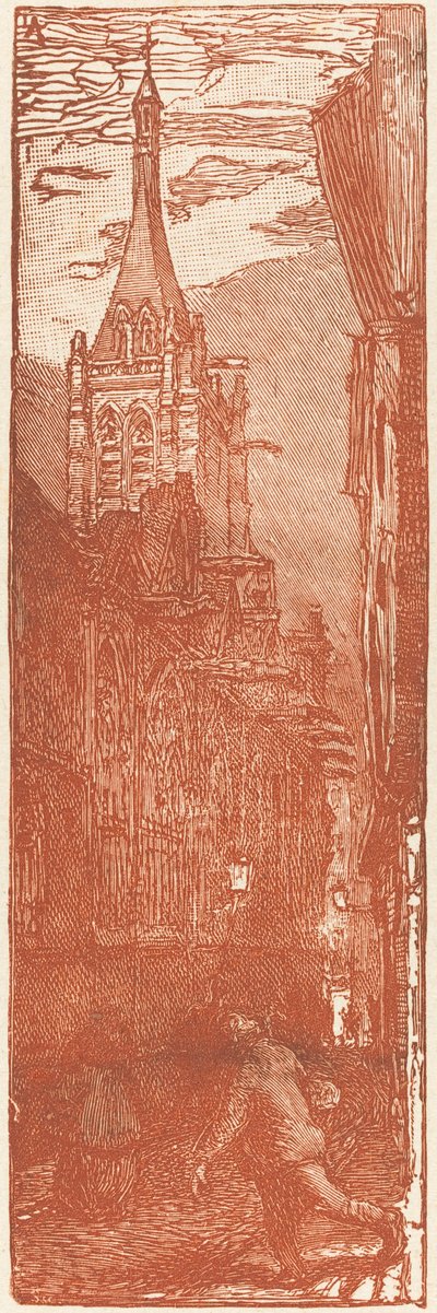 Saint-Severin, publicado en 1901 de Auguste Lepere