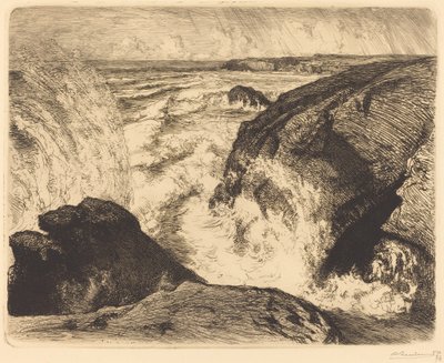 Marea Alta, Rocas de Sion, Vendee de Auguste Lepere