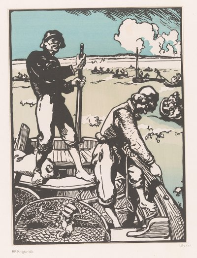 Dos viseras
Pescadores de camarones de Auguste Lepere