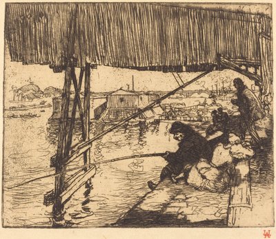 Bajo el puente de Bercy de Auguste Lepere