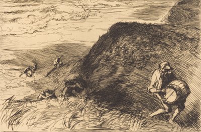 Naufragadores, Saint-Jean-de-Monts, 1915 de Auguste Lepere