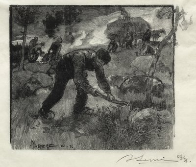 Arrancadores de brezos de Auguste Louis Lepère