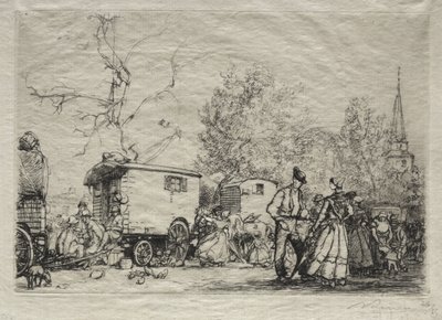 En la Feria de San Juan de Mont de Auguste Louis Lepère