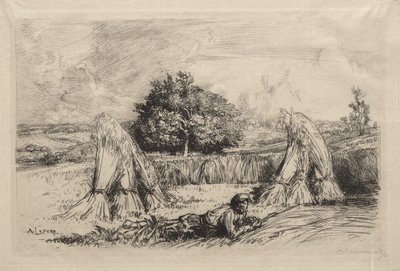 Manojos de centeno, Crèvecœur de Auguste Louis Lepère