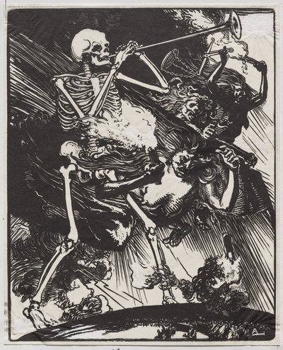 La muerte y las pasiones derritiéndose en la tierra de Auguste Louis Lepère