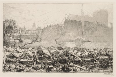 Le Grande Marché aux Pommes de Auguste Louis Lepère