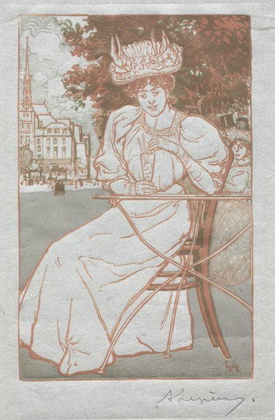Almanaque de París, 1897: Verano de Auguste Louis Lepère