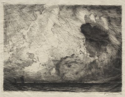 Paisaje marino de Auguste Louis Lepère