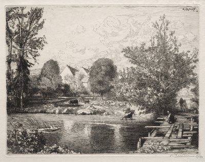 El viejo puente peatonal de Auguste Louis Lepère