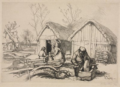 La casa del leñador (Vendée) de Auguste Louis Lepère