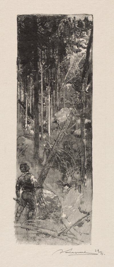 Tala de Pinos de Auguste Louis Lepère