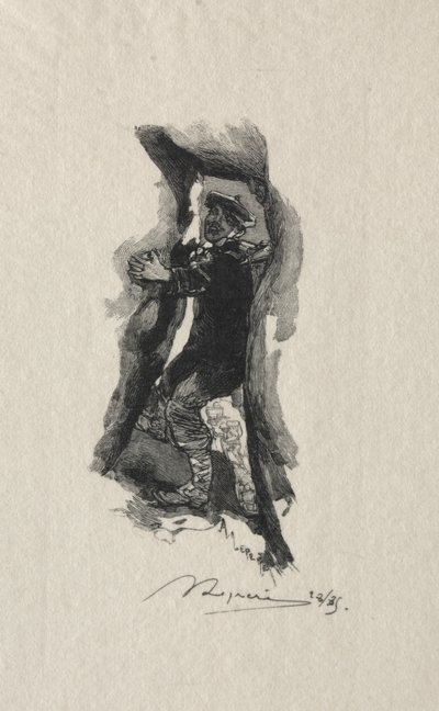 En el desfiladero de Sept-Cavernes de Auguste Louis Lepère