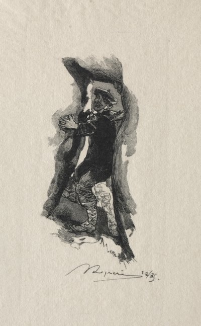Au defile de Sept-Cavernes de Auguste Louis Lepère