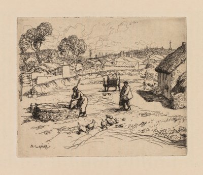 Auguste Lepère: La Masure Vendée de Auguste Louis Lepère
