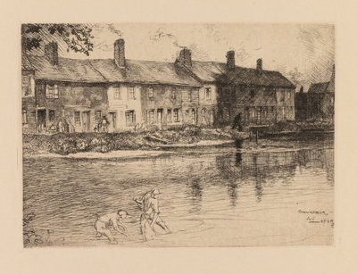 La mare de la pradera en Crèvecoeur Picardie de Auguste Louis Lepère