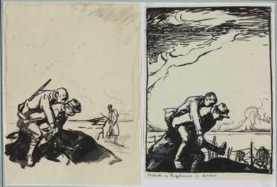 Bataille de Rozelieures en Lorraine de Auguste Louis Lepère