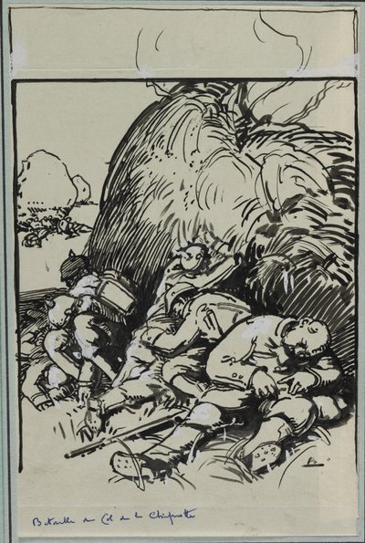 Bataille du Col de la Chiprotte de Auguste Louis Lepère