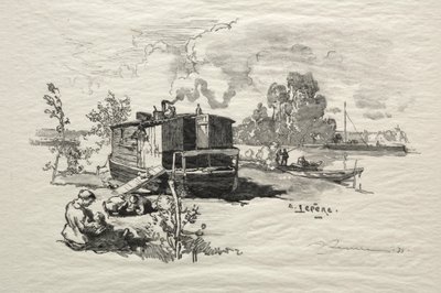 Barco vivienda de Auguste Louis Lepère