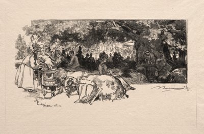 Cantina de la Madre Pichard de Auguste Louis Lepère