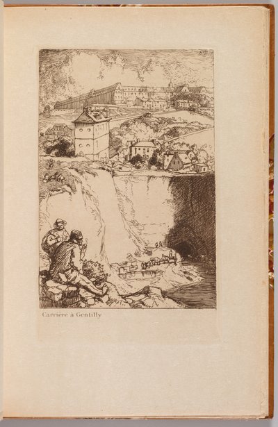 Catálogo de la Exposición de August Lepère: Cantera en Gentilly, 1908 de Auguste Louis Lepère