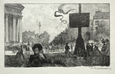 Esquina de la Rue Royale, 1890 de Auguste Louis Lepère