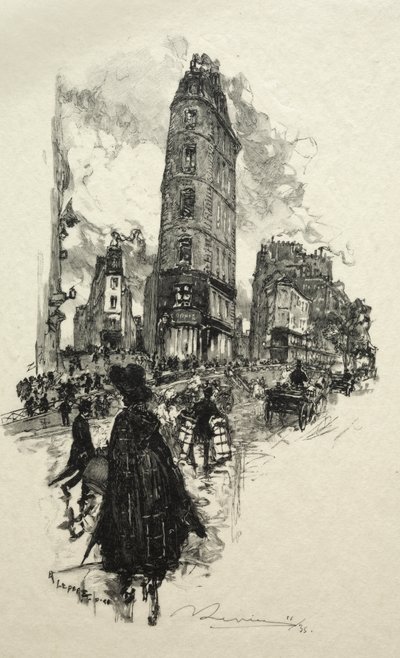 Esquina de la Rue de la Lune de Auguste Louis Lepère