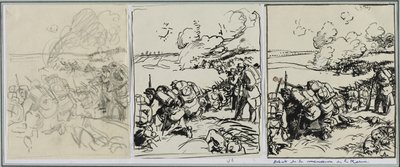 Dêbut de la manoeuvre de la Marne de Auguste Louis Lepère