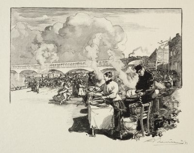Debarcadère des bateaux-omnibus de Auguste Louis Lepère