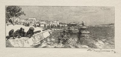 Embarcadero en Bercy de Auguste Louis Lepère