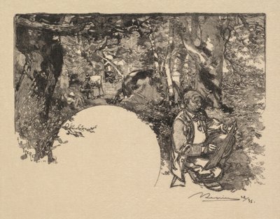 Bosque de Fontainebleau: los pintores de Auguste Louis Lepère