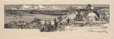 Bosque de Fontainebleau: Valle del Solle de Auguste Louis Lepère
