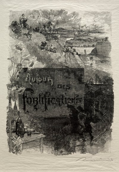 Frontispicio, 1886 de Auguste Louis Lepère
